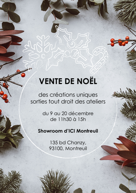 Vente Noël ICI Montreuil 2019